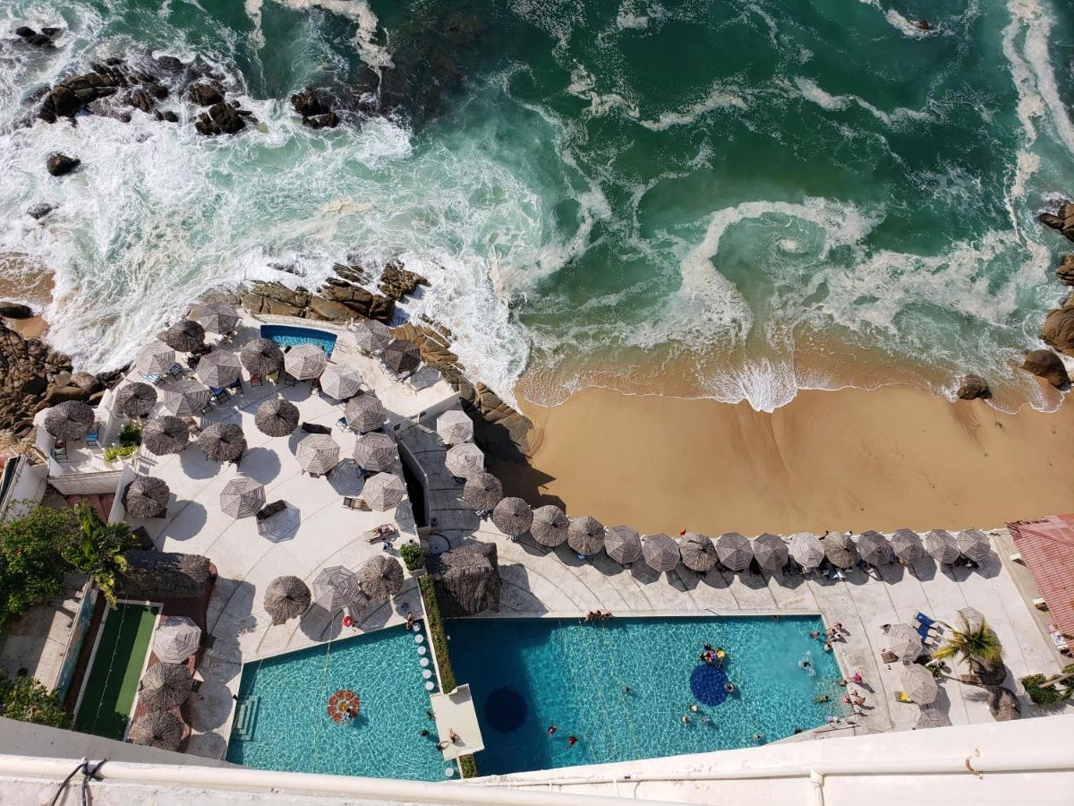Hotel Torres Gemelas Vista Al Mar A Pie De Playa Acapulco Ngoại thất bức ảnh